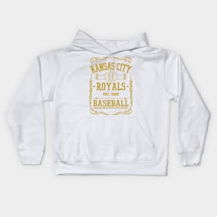 Vintage Royals American Baseball Kids Hoodie